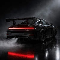Raveluno TurboScent™ black GT supercar aroma diffuser with exhaust mist and LED lights