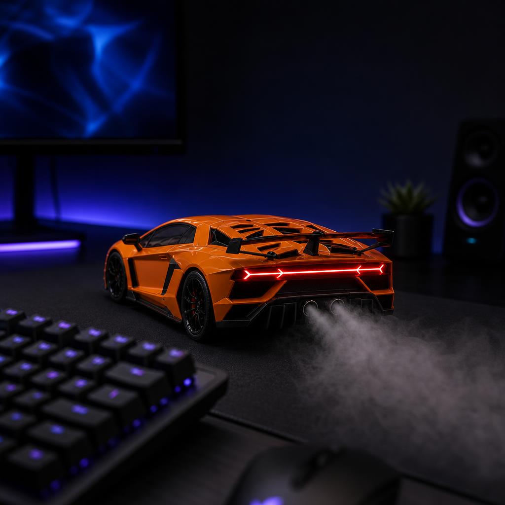 TurboScent™ on a gaming desk setup