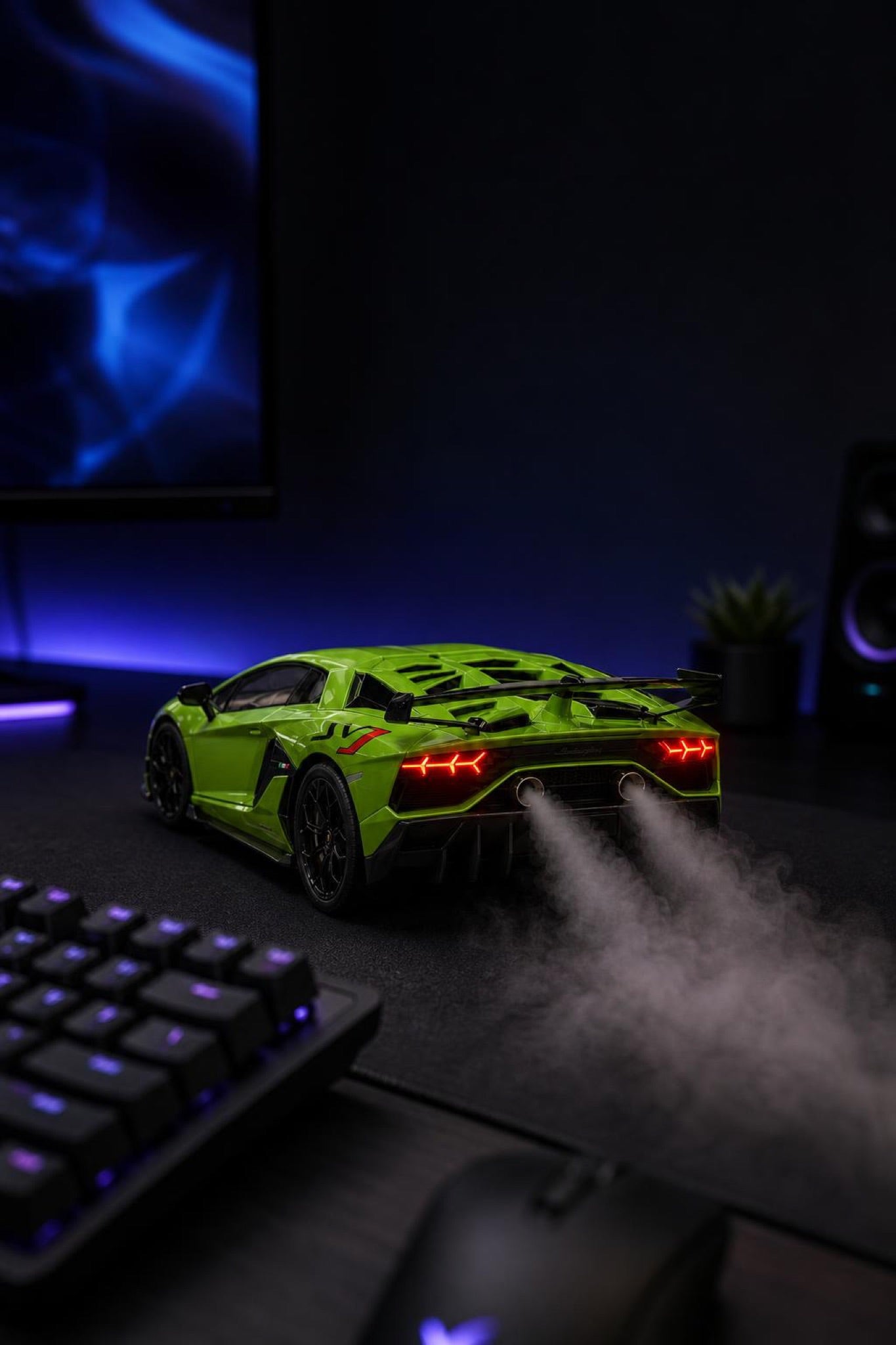 The gaming setup